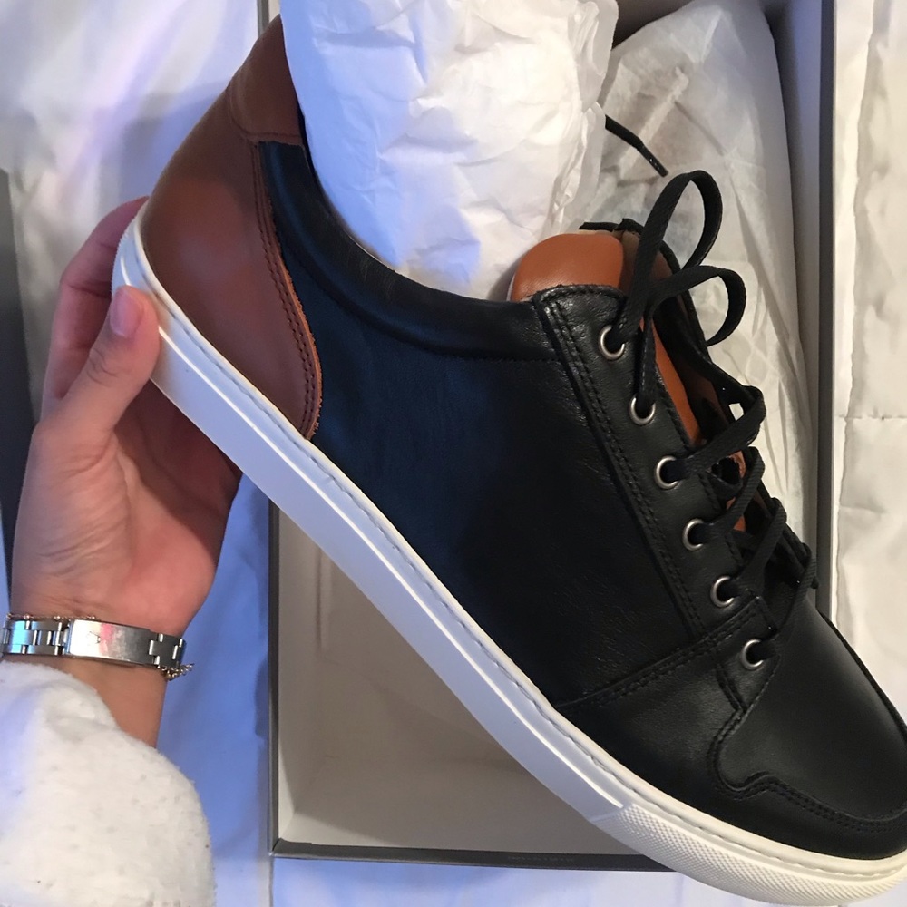 Alphakilo Imported Men’s Leather Sneaker